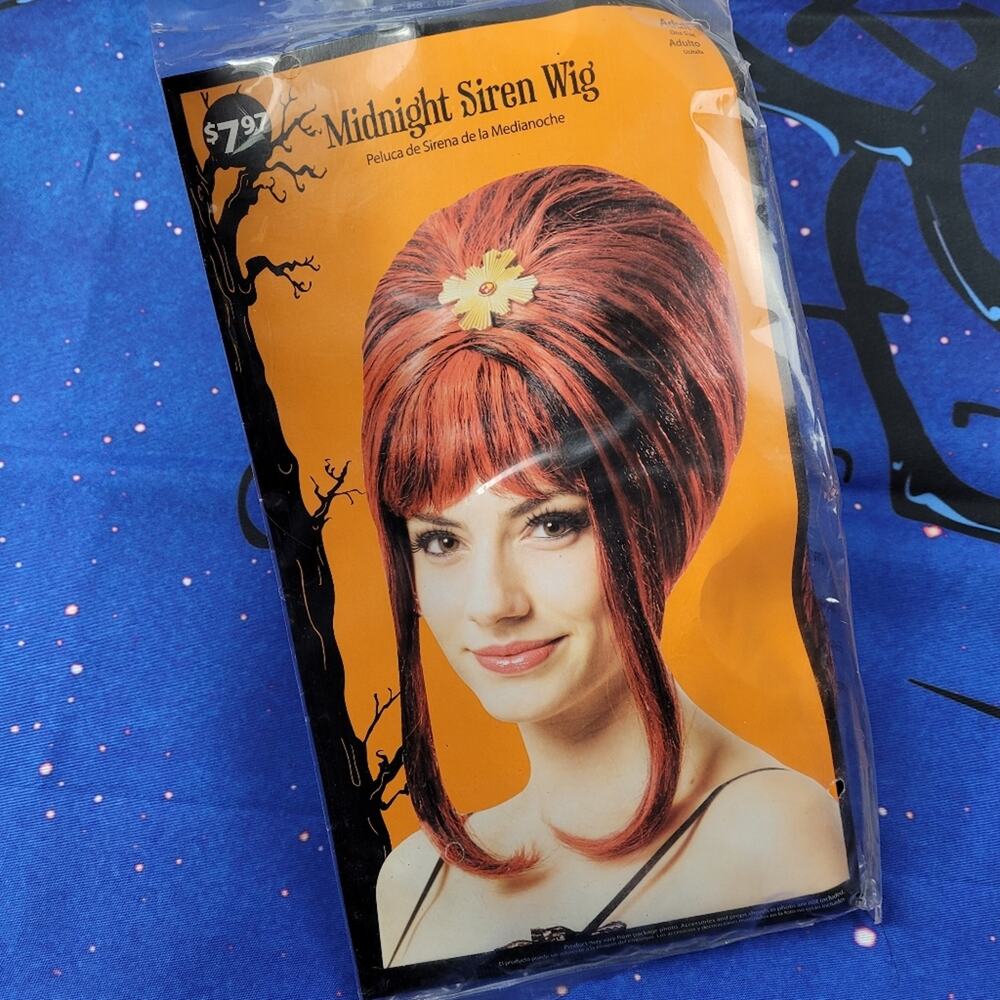 Sealed Midnight Siren Wig Halloween Costume